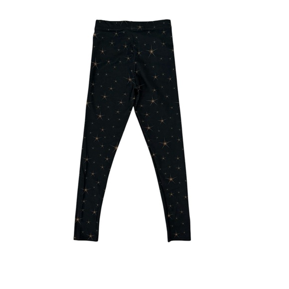Art of Where Night Stars, Gold Stars, Festival, Boho Leggings Size M - Picture 2 of 8
